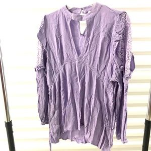 Pretty lilac color blouse
